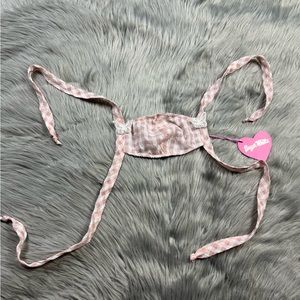 Sugar thrillz dollskill slice of heaven gingham face mask